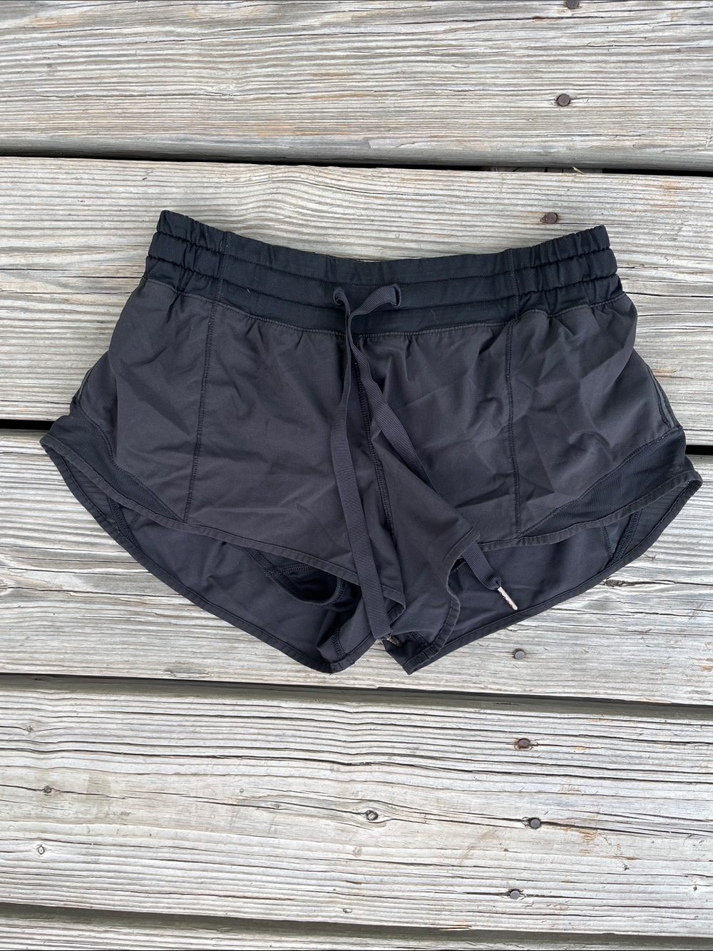 lululemon athletica Black Women's Athletic Drawcord Shorts